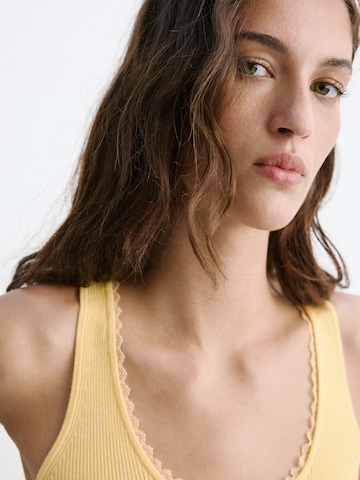 MANGO Top 'ASAD' in Yellow