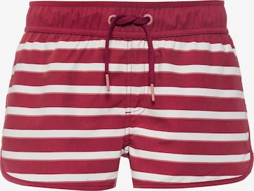 ESPRIT Board Shorts 'Brela Beach' in Red: front