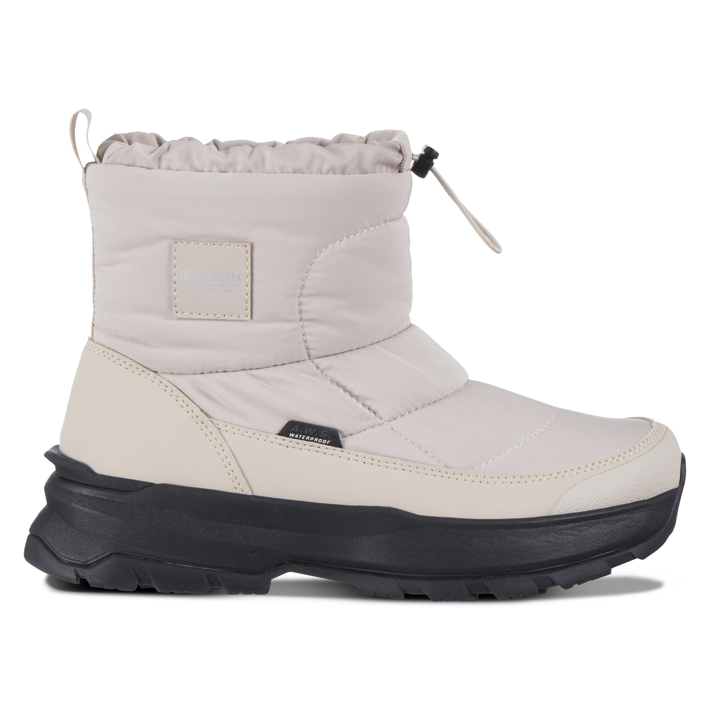 ICEPEAK Snow Boots 'Avellino Mr' in Beige