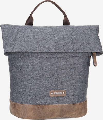 ZWEI Fahrradtasche ' Olli Cycle ' in hellbraun / grau, Produktansicht