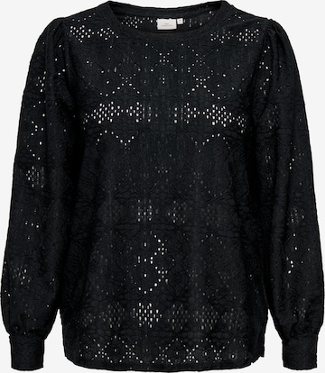 Camicia da donna 'HELLEN' di ONLY Carmakoma in nero: frontale