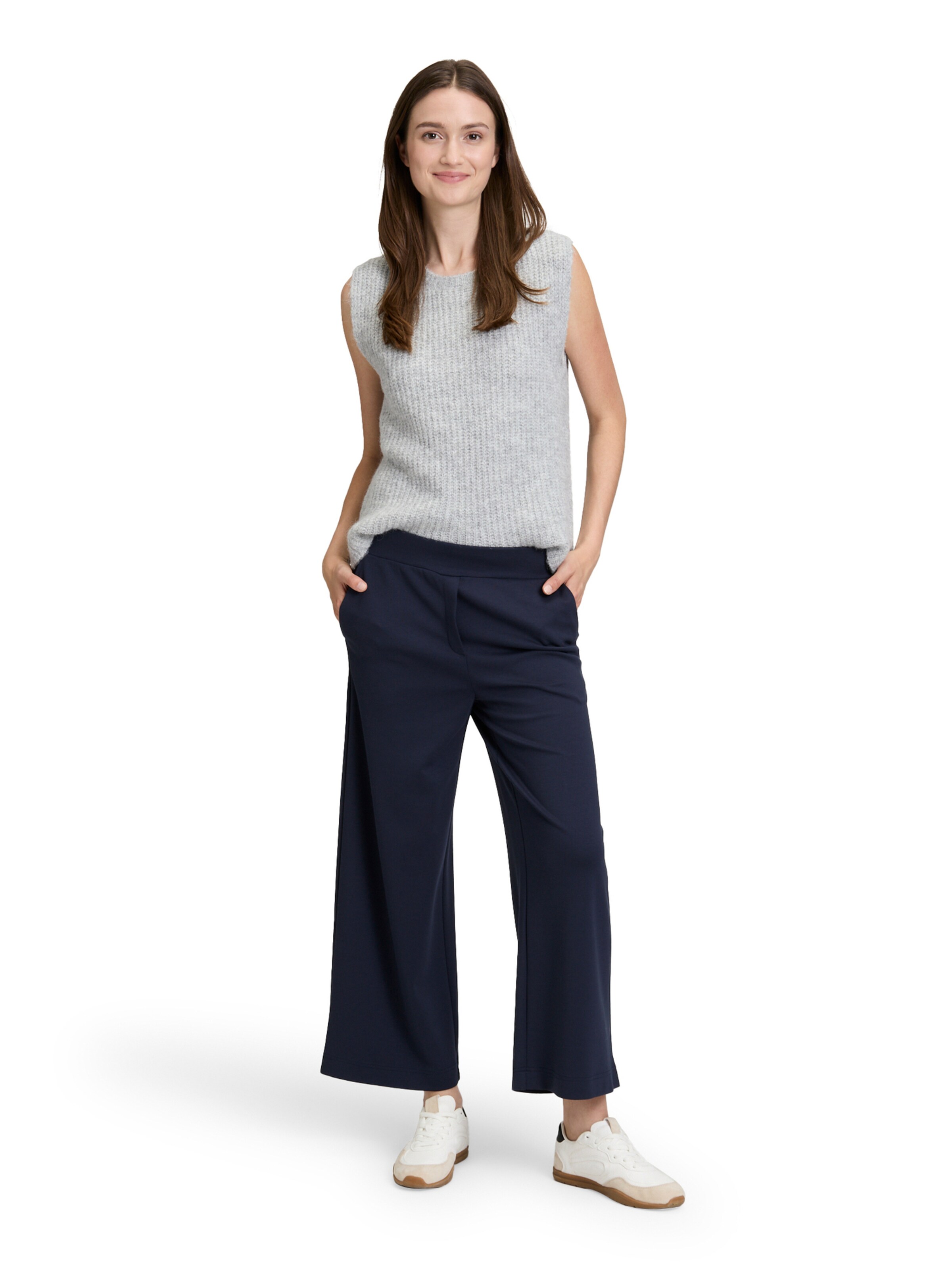 Betty & Co Slimfit Broek in Blauw