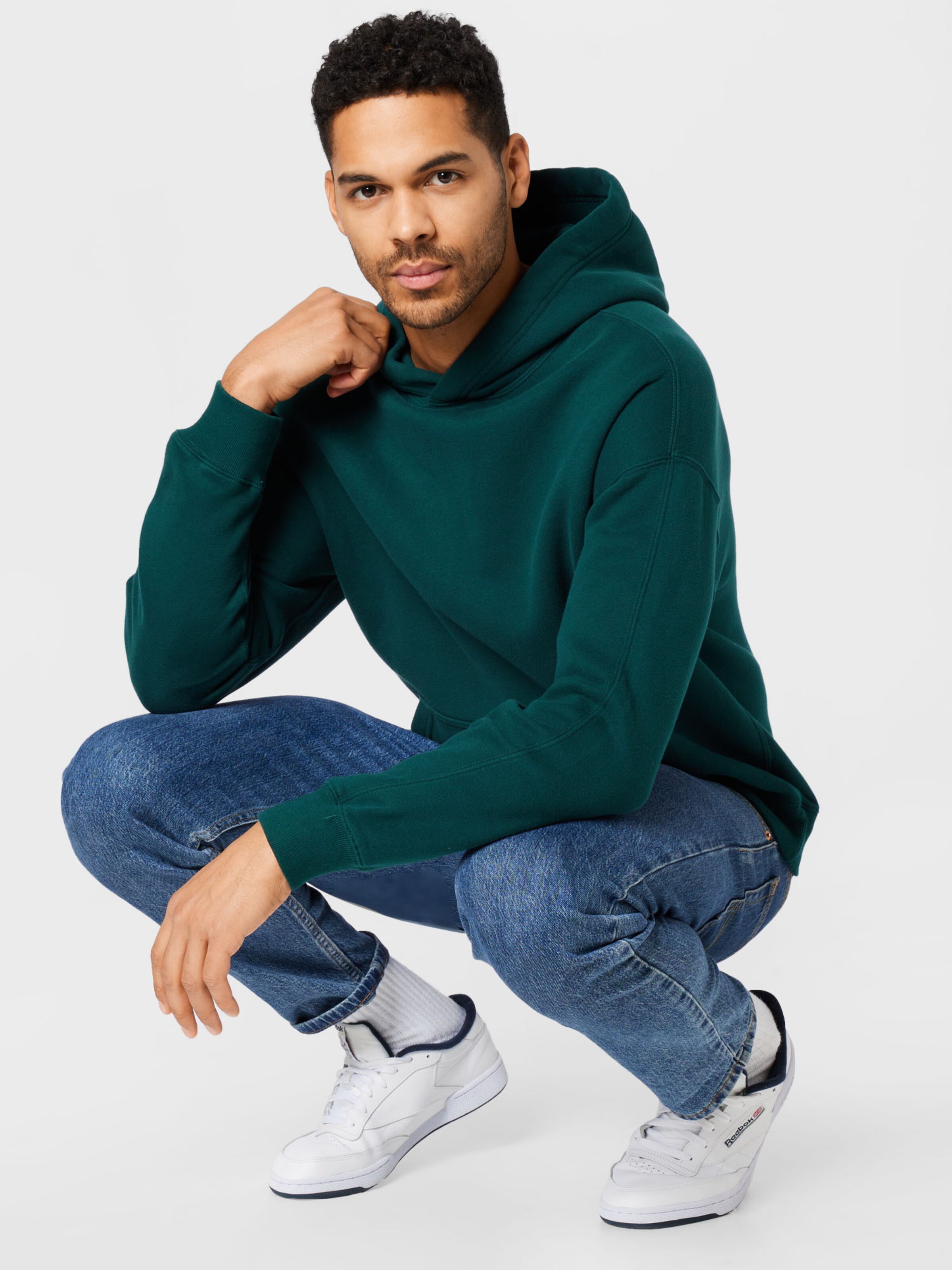 Männer Sweat Abercrombie & Fitch Sweatshirt in Tanne - EY51837 Männer Sweat Abercrombie & Fitch Sweatshirt in Tanne - EY51837