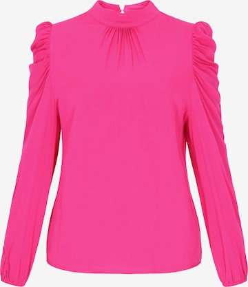 Chemisier IZIA en rose : devant