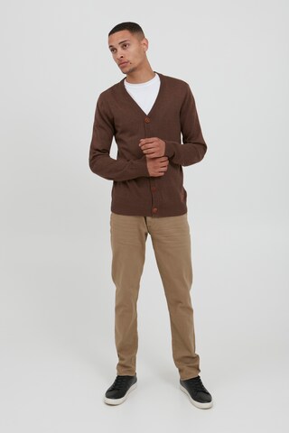 BLEND Knit Cardigan 'Lennard' in Brown