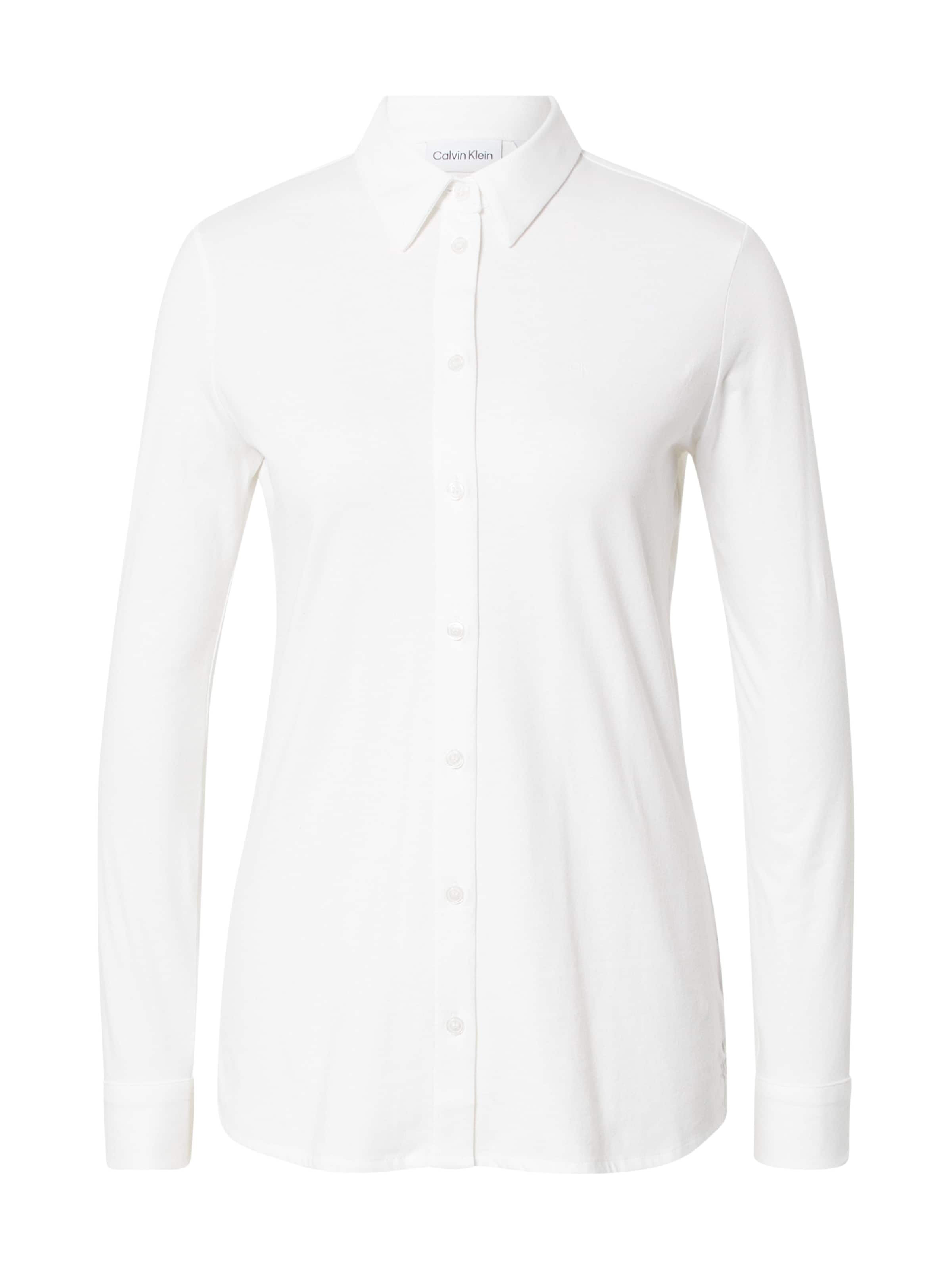 white calvin klein blouse