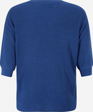 Vero Moda Curve Sweater 'TUGALEX' in Blue