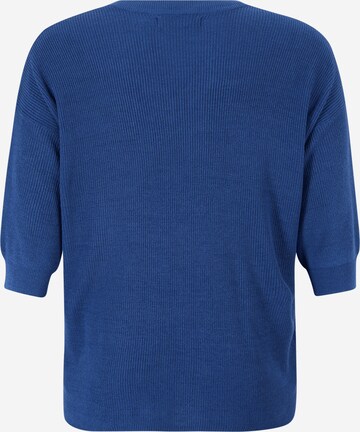 Vero Moda Curve Pullover 'TUGALEX' in Blau