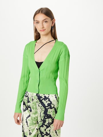 Cardigan Warehouse en vert : devant