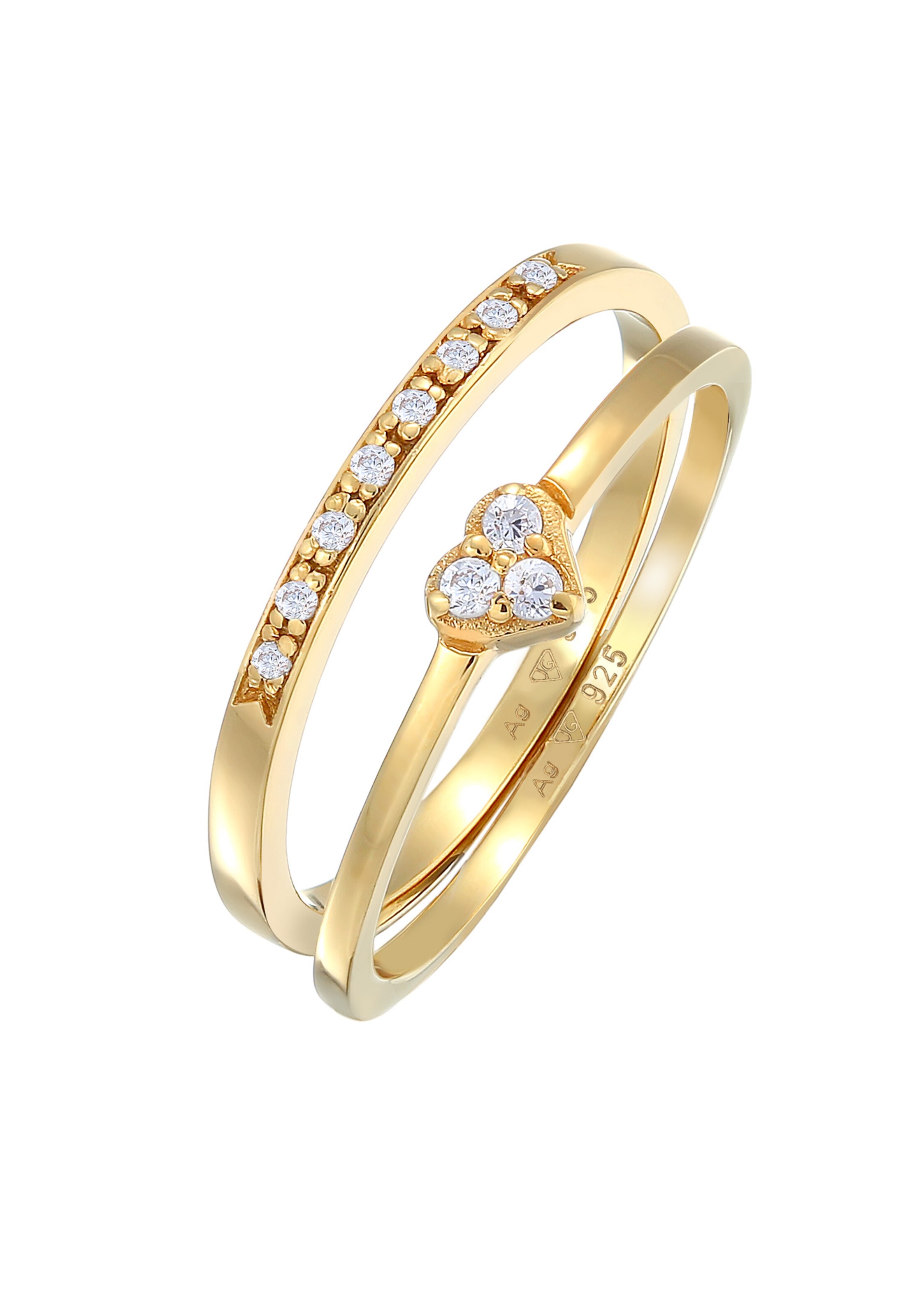 ELLI Sieraden set in Goud: voorkant