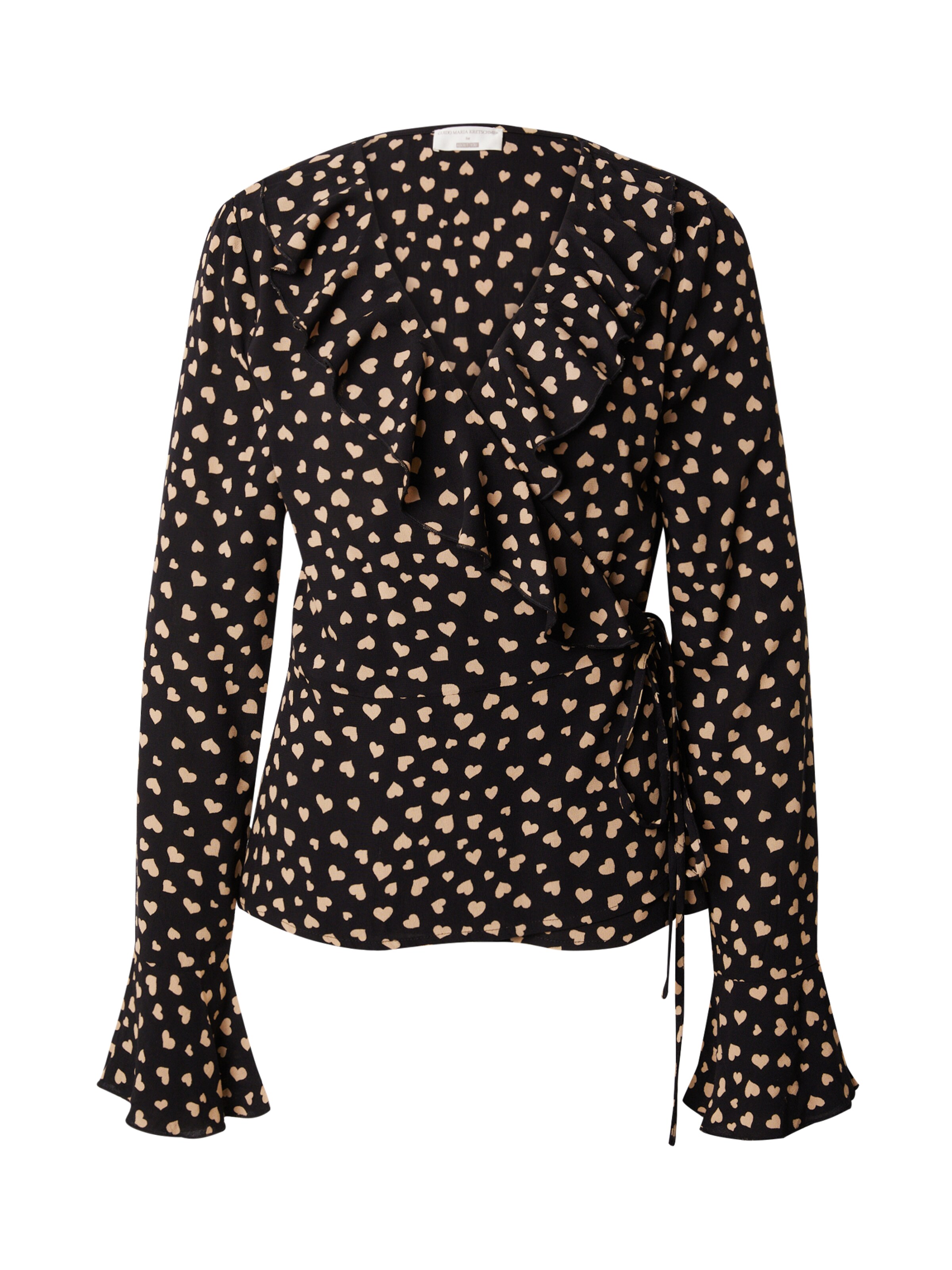 Guido Maria Kretschmer Women Blouse 'Laila' in Black: front