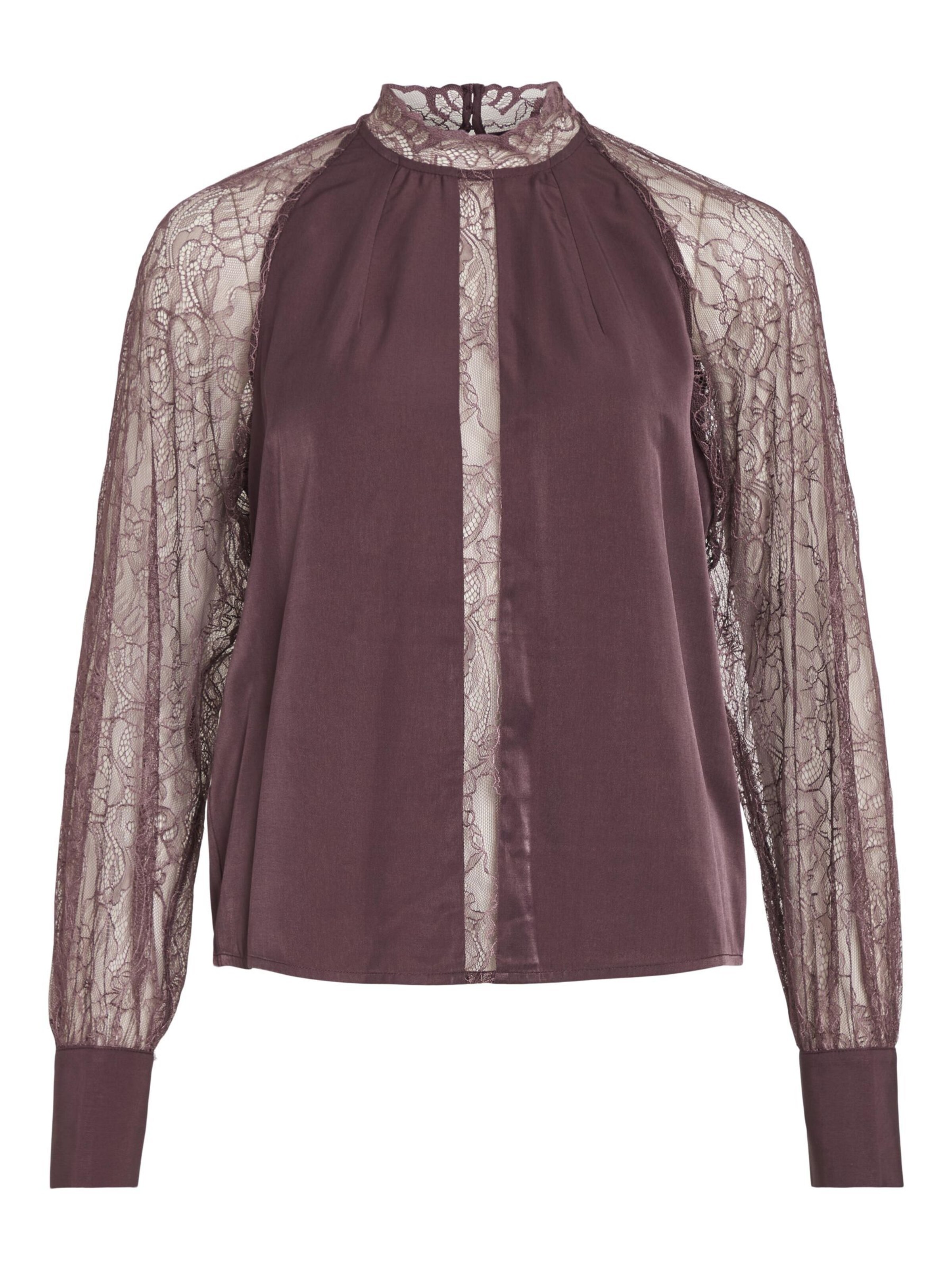 VILA - Blusa en marrón: frente