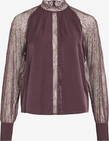 Camicia da donna di VILA in marrone: frontale