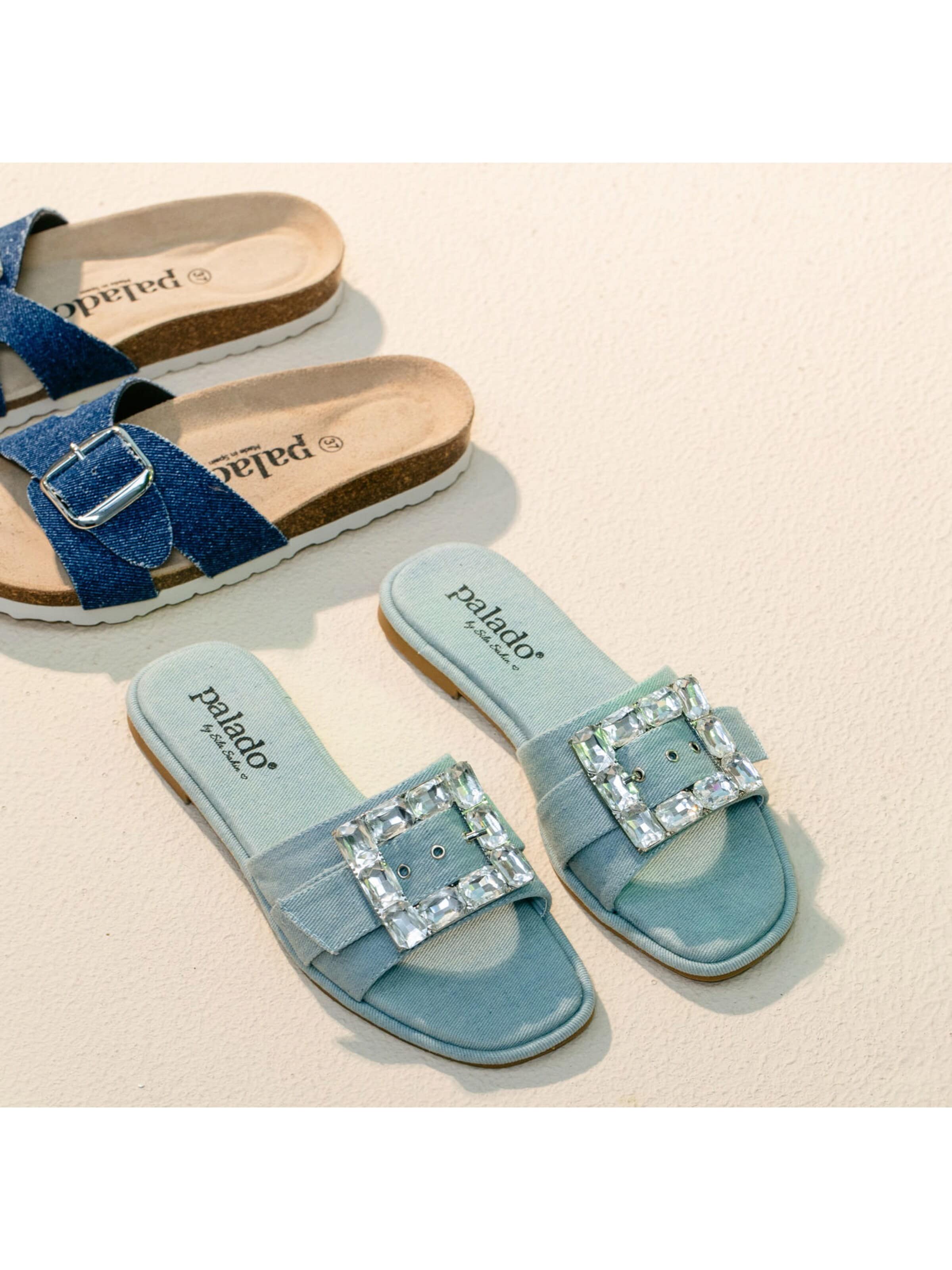 Palado Pantolette 'Palado Tinos Jeans'‌‌‌‌‌‌‌‌ in Blau