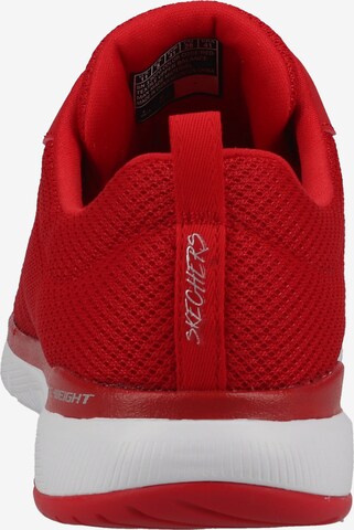 Baskets basses 'Flex Appeal 3.0' SKECHERS en rouge