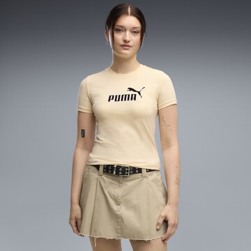 PUMA T-Shirt 'Essentials Elevated No. 1' in Gelb: Vorderseite