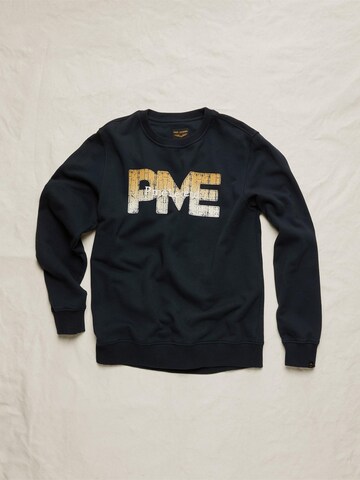 PME Legend Sweatshirt 'Sweatshirt in 100% cotton with print' in Blauw