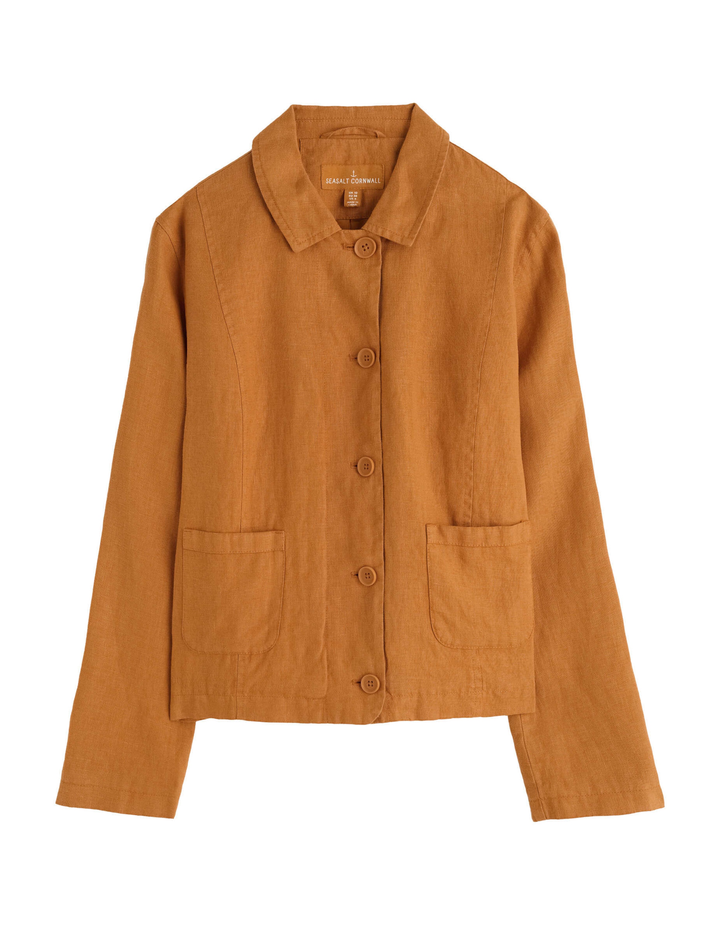 Seasalt Cornwall Jacke 'Arame' in Gelb: Vorderseite