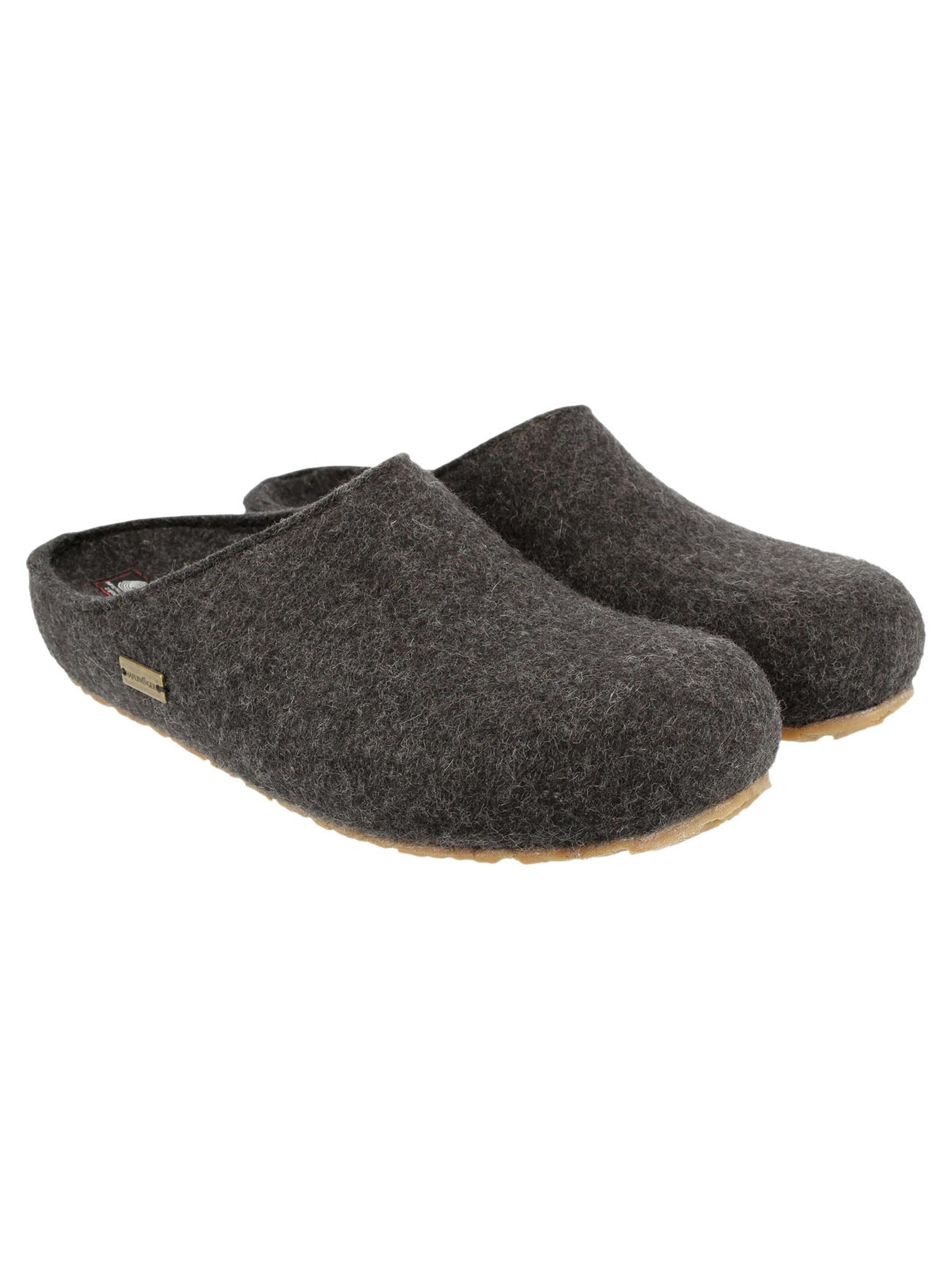 HAFLINGER Slippers 'Grizzly Michl' in Grey