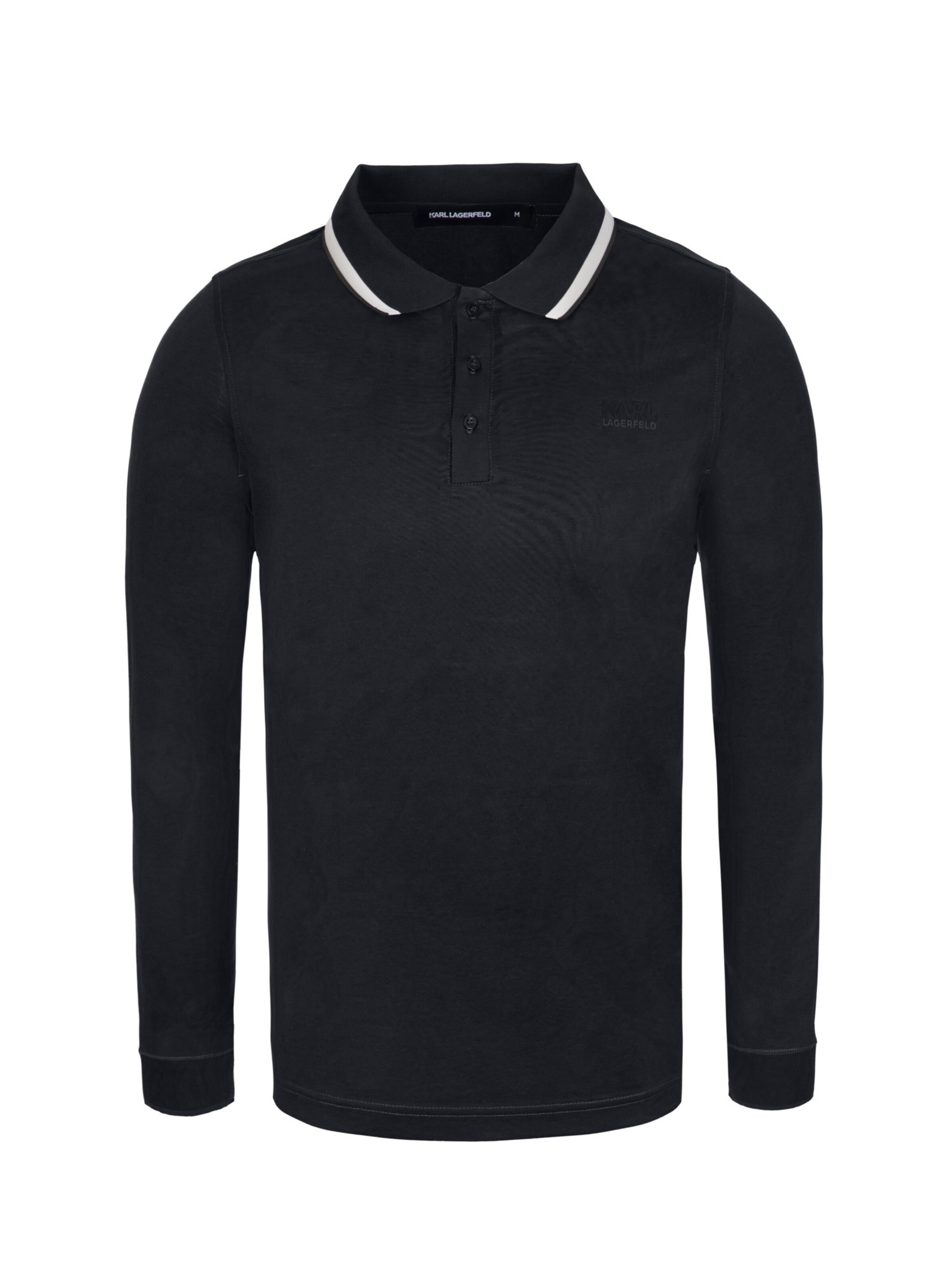 Maglietta Karl Lagerfeld di colore blu scuro / bianco, Visualizzazione prodotti