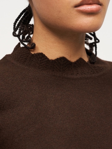 VILA Pullover 'VINikolina' i brun