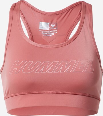 Hummel Bustier Sport-BH 'Tola' in Pink: predná strana