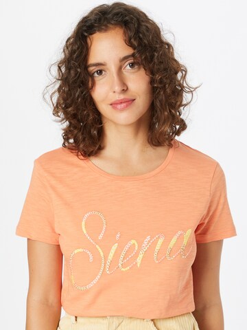 T-shirt TAIFUN en orange : devant