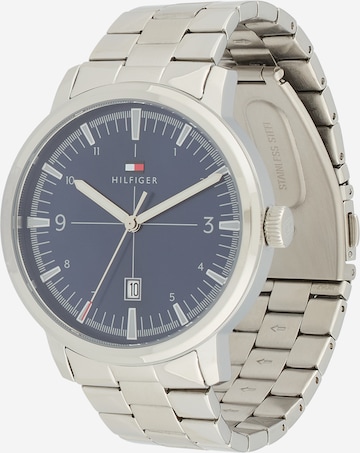 sudrabs TOMMY HILFIGER Analogais pulkstenis 'ESSENTIALS': no priekšpuses