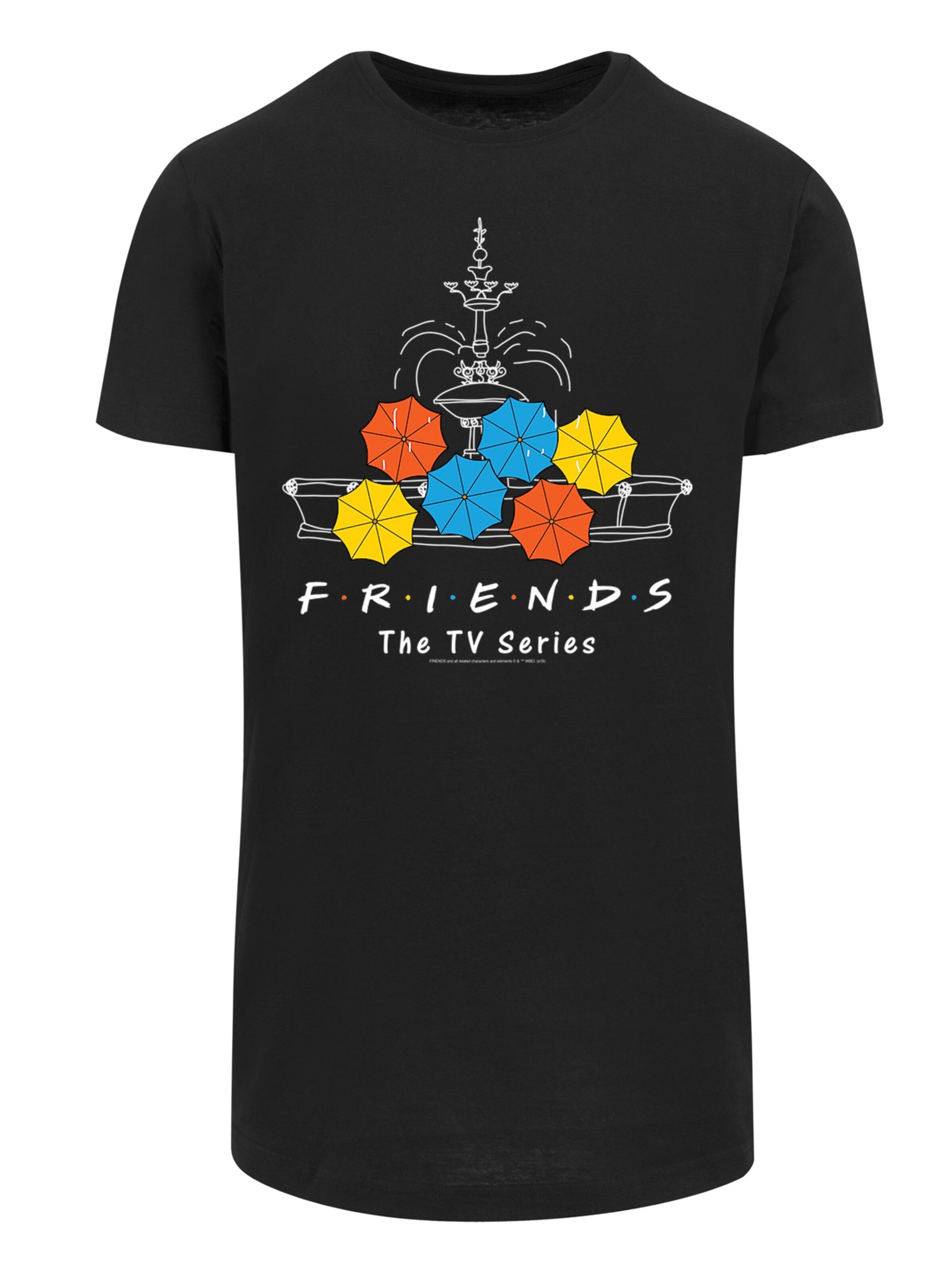 T-Shirt 'Friends -BLK' F4NT4STIC en noir : devant