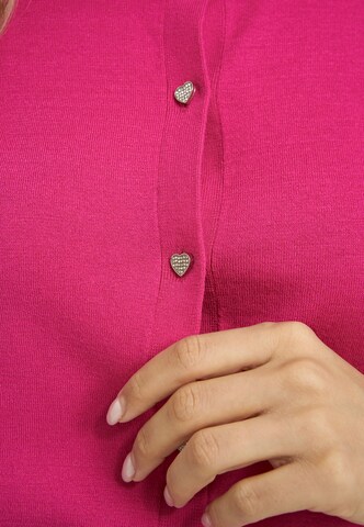 Milano Italy Knit Cardigan in Pink