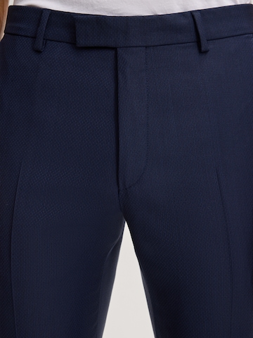 JOOP! Slim fit Trousers with creases 'Gun' in Blue
