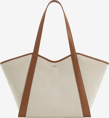 ruda JW PEI Pirkinių krepšys 'JW PEI Cabas / Shopping Kiana Brown Canvas': priekis