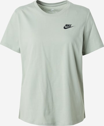 Nike Sportswear Koszulka 'Club Essential' w kolorze zielony: przód
