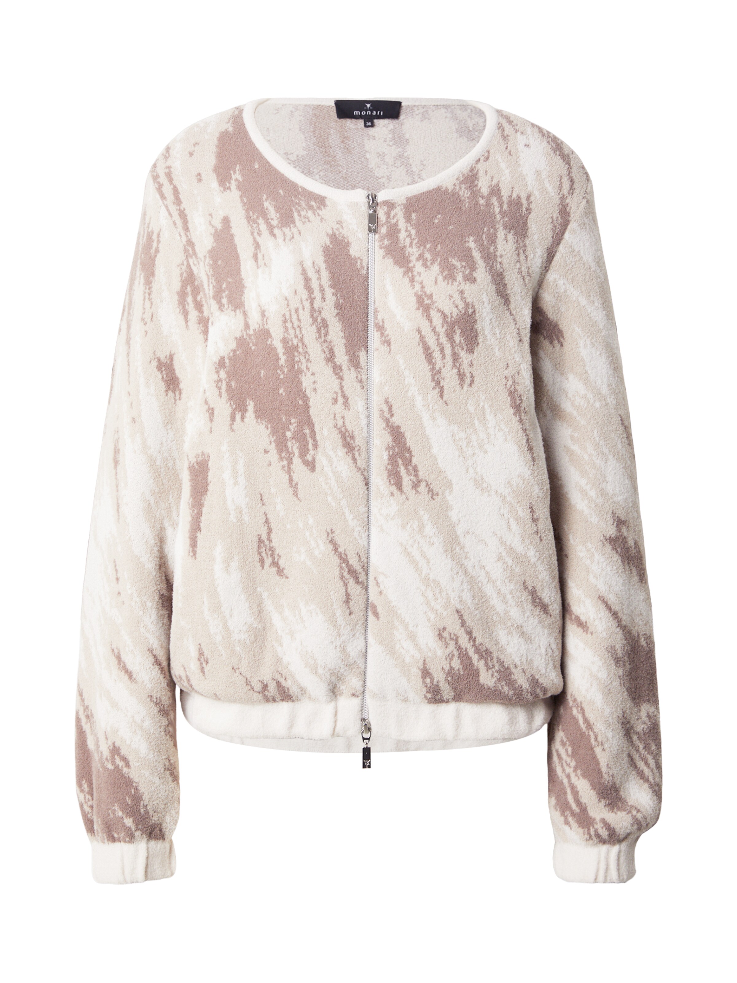 Cardigan monari en beige : devant