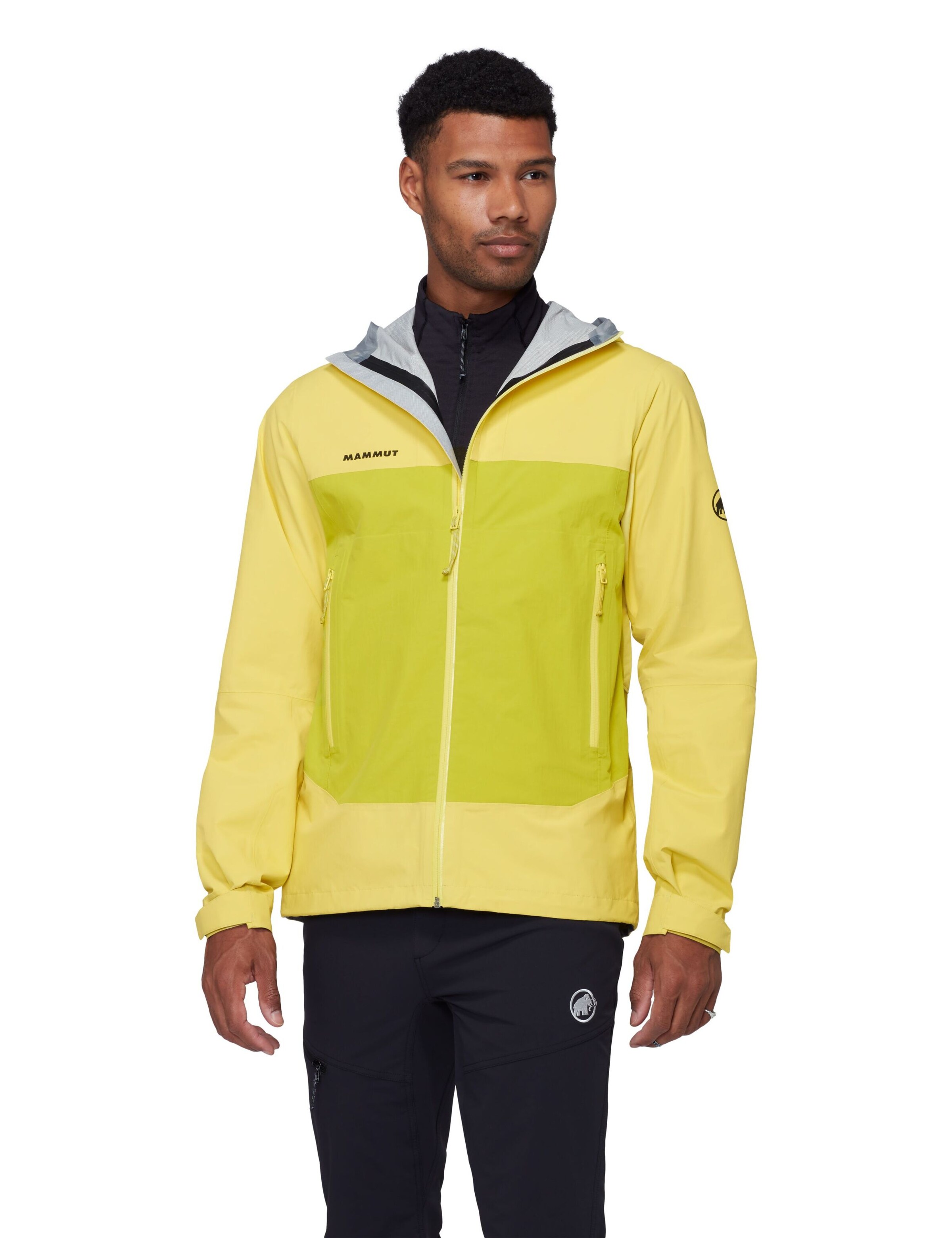 MAMMUT Outdoor jacket in Yellow: front
