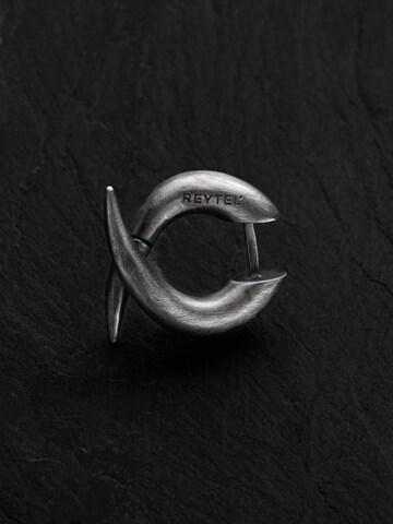 REYTEL Earring 'FARLIG' in Silver: front