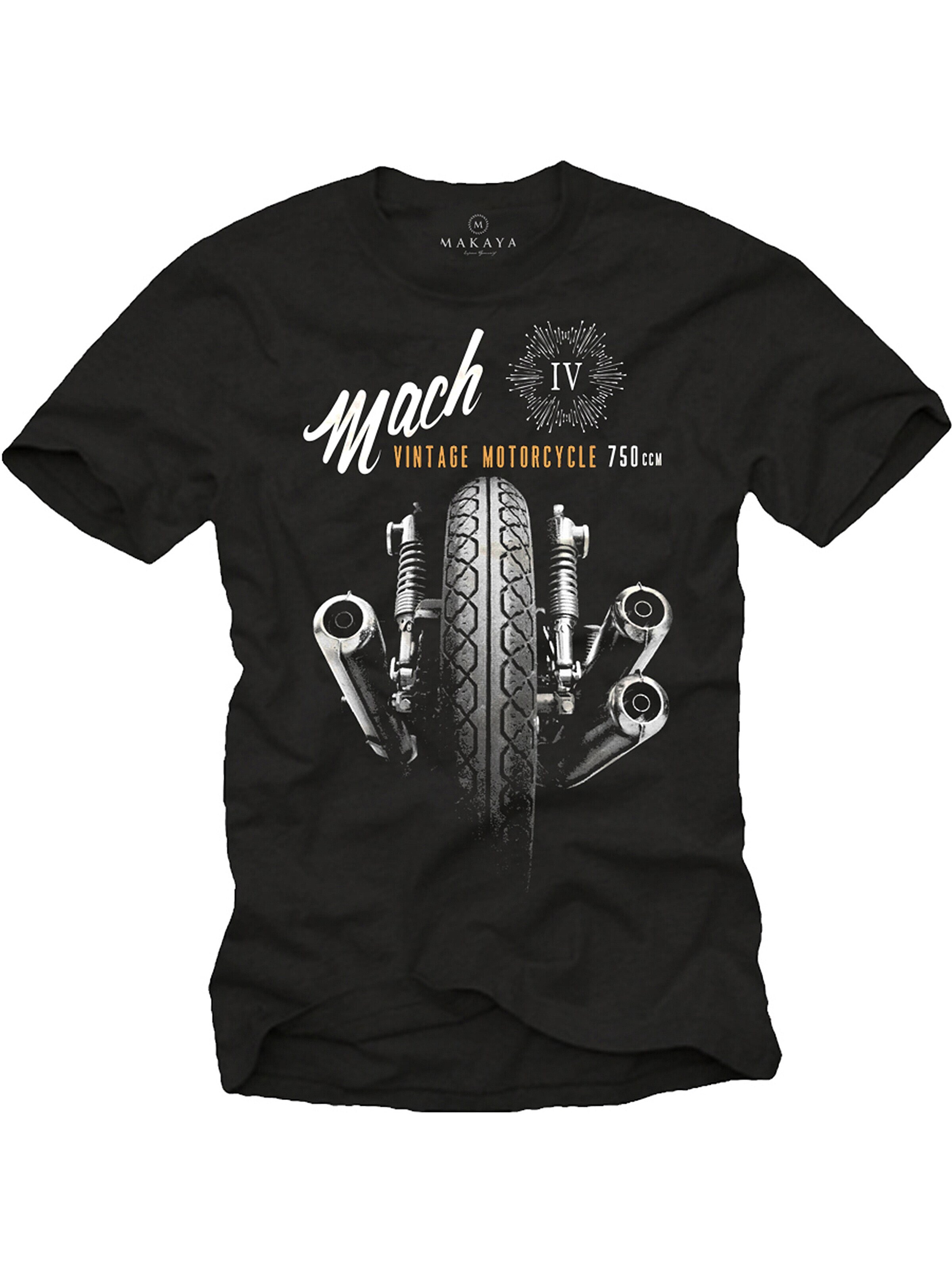 MAKAYA Shirt 'Mach 4' in Black: front