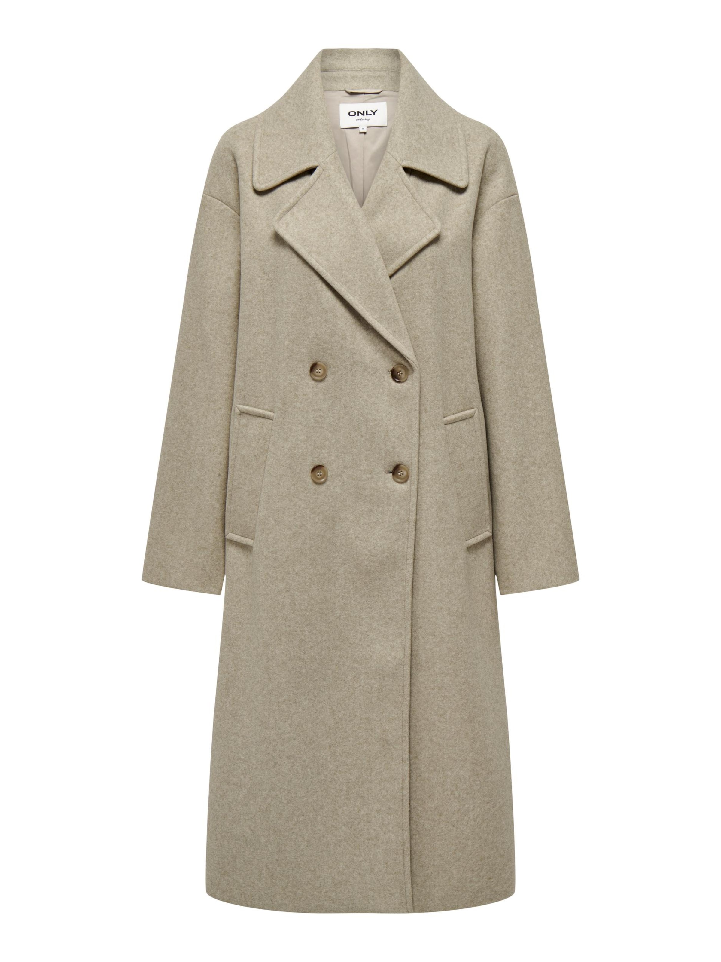 Cappotto di mezza stagione 'Wembley' di ONLY in marrone: frontale