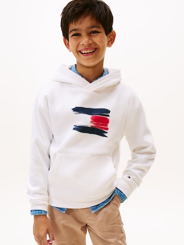 TOMMY HILFIGER Sweatshirt in Wit: voorkant