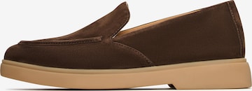 Chaussure basse CESARE GASPARI en marron : devant