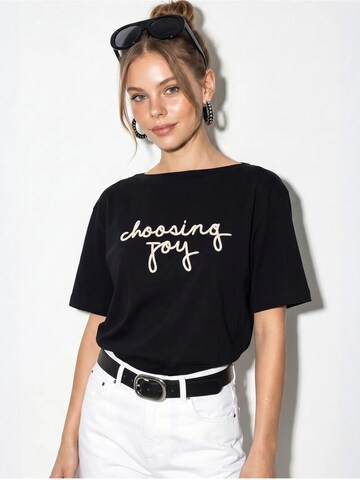 Bianco Lucci Shirt 'T-Shirts' in Black