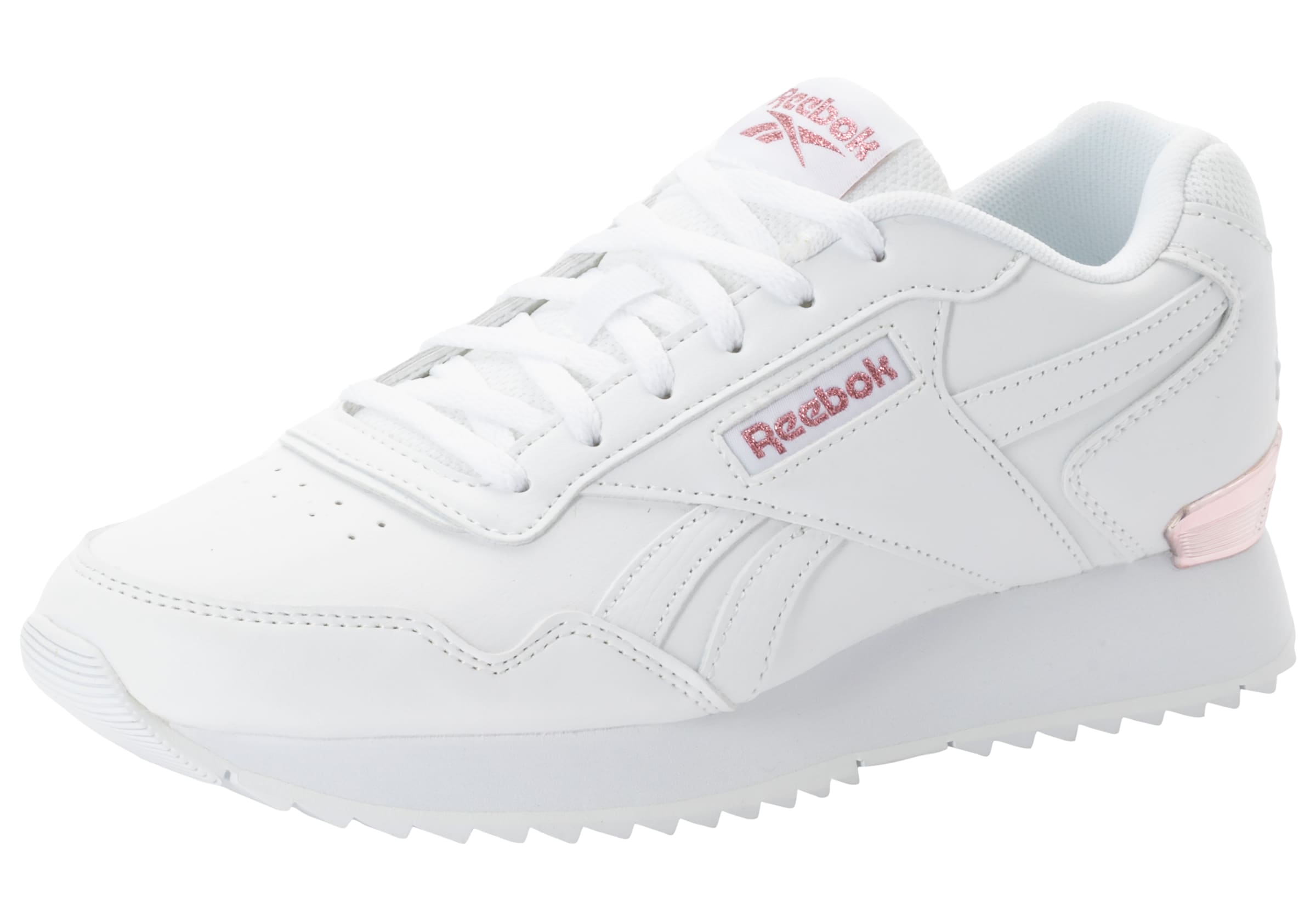 Baskets basses 'Classic' Reebok en blanc : devant