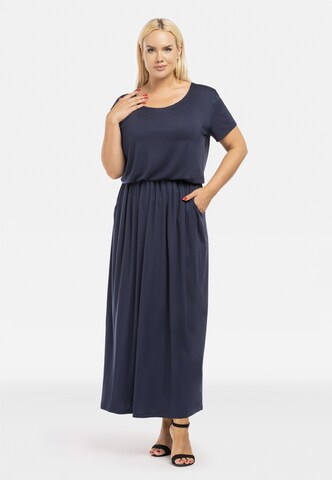 Robe ' IWONA ' Karko en bleu