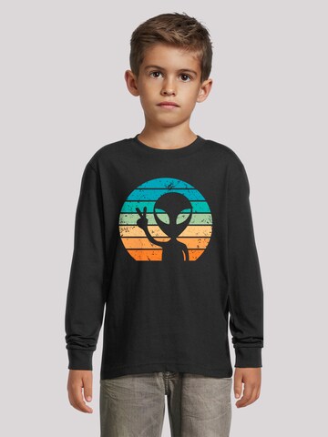 F4NT4STIC Shirt 'Alien Piece Sonnenuntergang' in Black: front