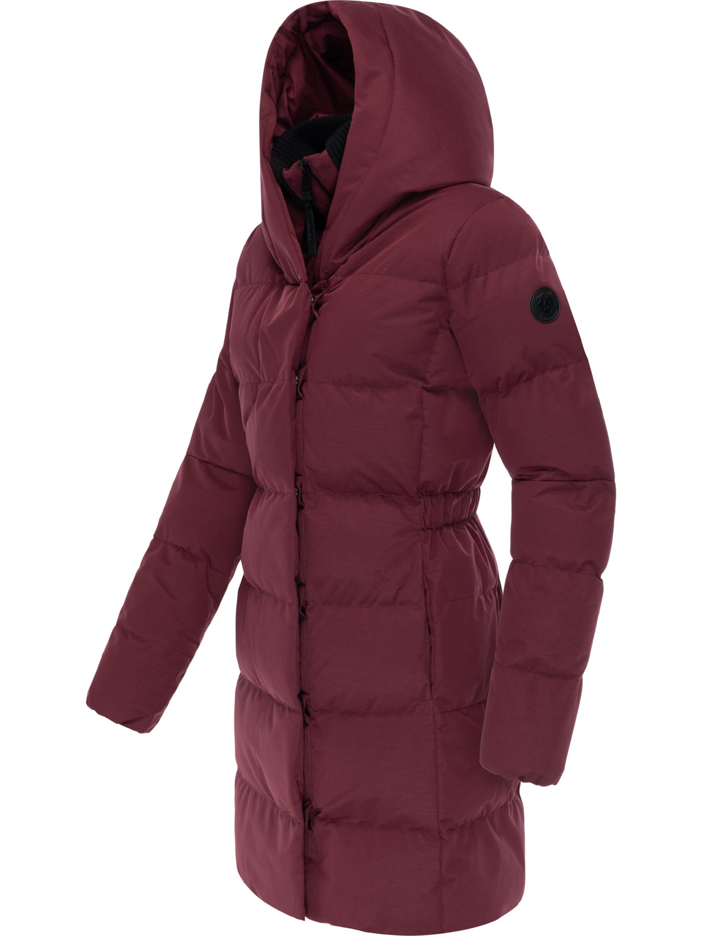 Ragwear Wintermantel 'Niani' in Rood