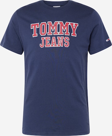 Tommy Jeans Μπλουζάκι 'Essential' σε μπλε: μπροστά