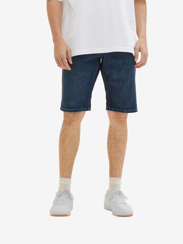 TOM TAILOR Regular Shorts 'Josh' in Blau: predná strana