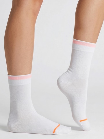 footstar Socks 'Neon' in White