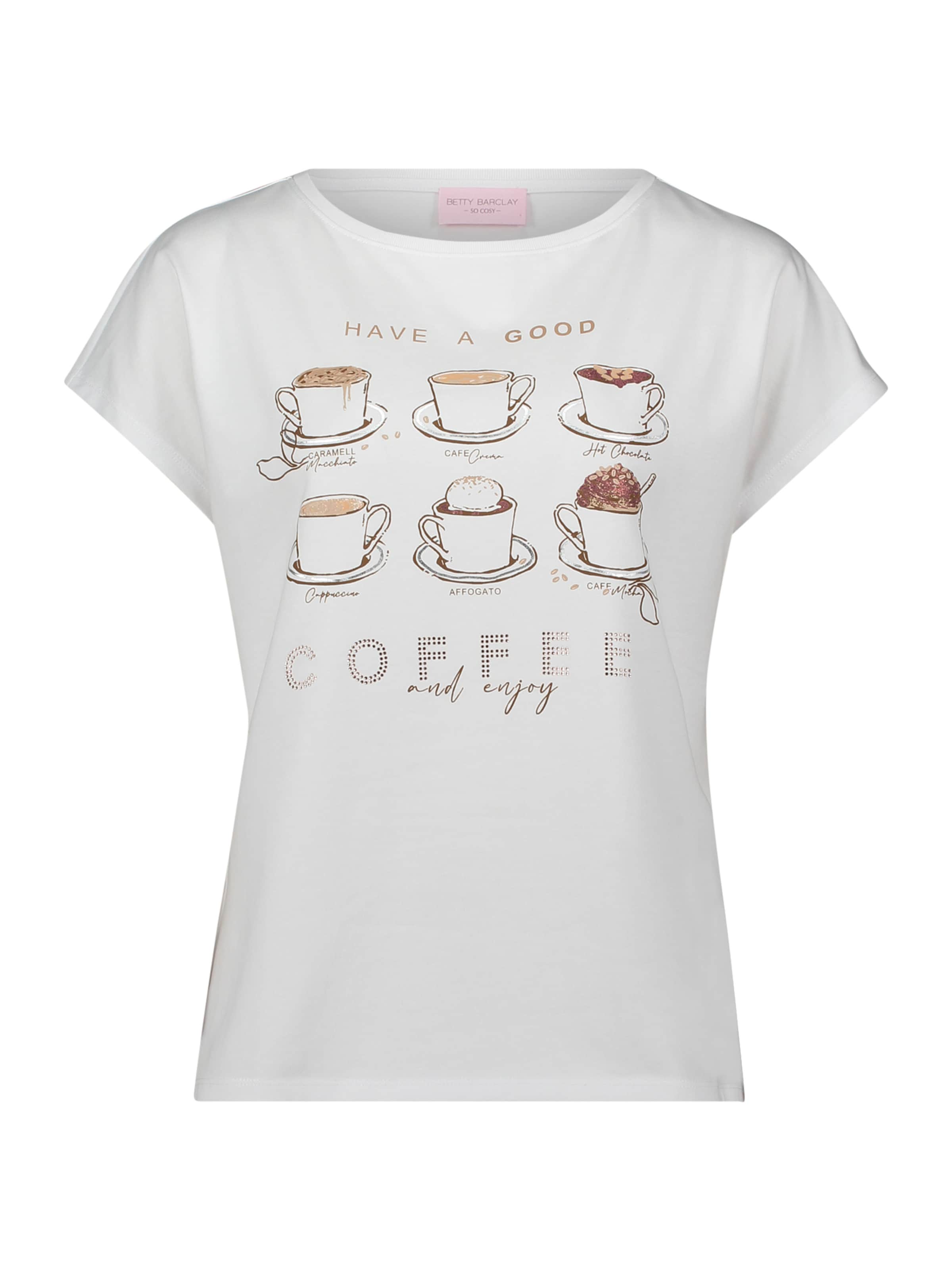 Betty Barclay Casual-Shirt mit Aufdruck in Weiß: Vorderseite