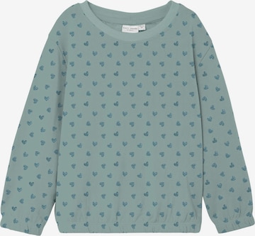 Sweat-shirt 'VILUBA' NAME IT en bleu : devant